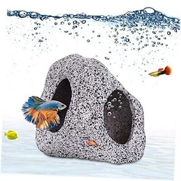 Aquarium Cave Decorations, Betta Hideout Fish Tank Accessories, Shrimp .Medium