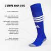 3-Stripe Hoop Soccer Socks (1-Pair) with arch compression for a secure fit