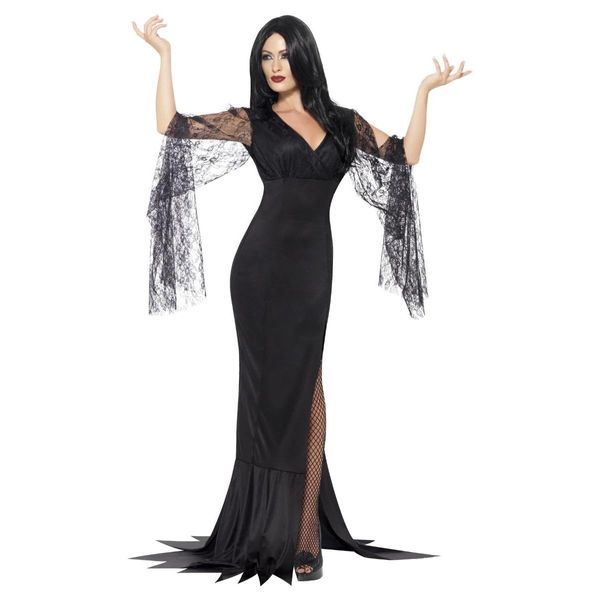 Smiffys Immortal Soul Costume Parka, Black, Medium, M