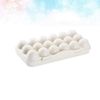2 Pack Plastic Egg Holder for Refrigerator, Covered Egg Holders, Stackable Egg Container, Countertop Egg Storage Organizer with Lid, 18X2 Eggs