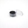Kullke 500Pcs Nano Rings Silicone Lined 3mm Hair Extension Beads Micro Beads Silicone Lined Nano Beads Silicone Lined Nano Rings (500PCS, 1 Black)