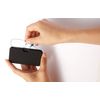 ThinOptics Universal Pod Rectangular Reading Glasses, Clear Frames/White Case, 1 x + 1