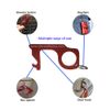 10Pcs Contactless Keychain Anti-Microbial Keychain No Touch Hand Tool Door Open