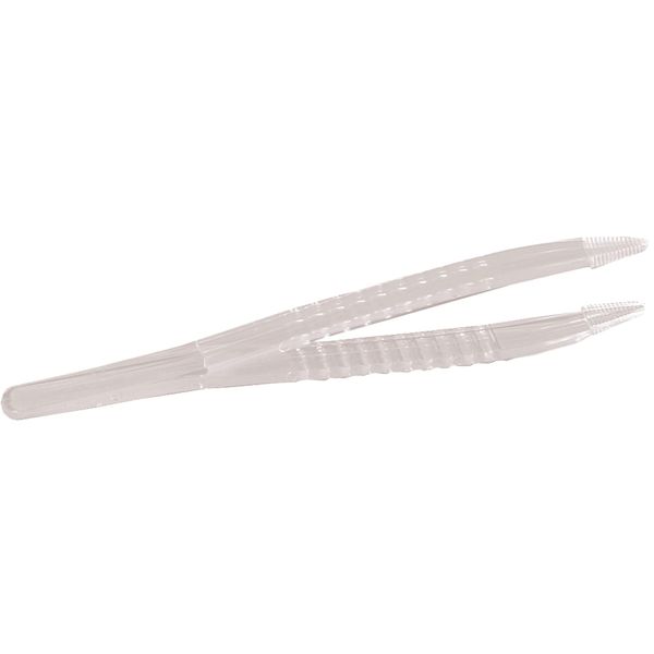 Disposable Sterile Plastic Tweezers 12.5 cm Pack of 10