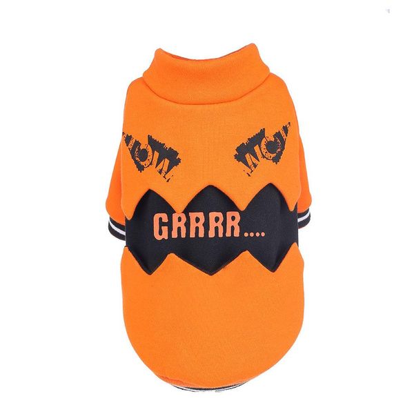 Halloween Pumpkin Dog Costume - Spooky And Stylish Pet Attire - Orange / Xs