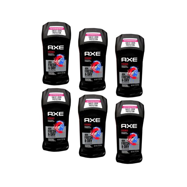 Axe Essence Dry All-Day Antiperspirant and Deodorant, 2.7 Oz. Pack of 6