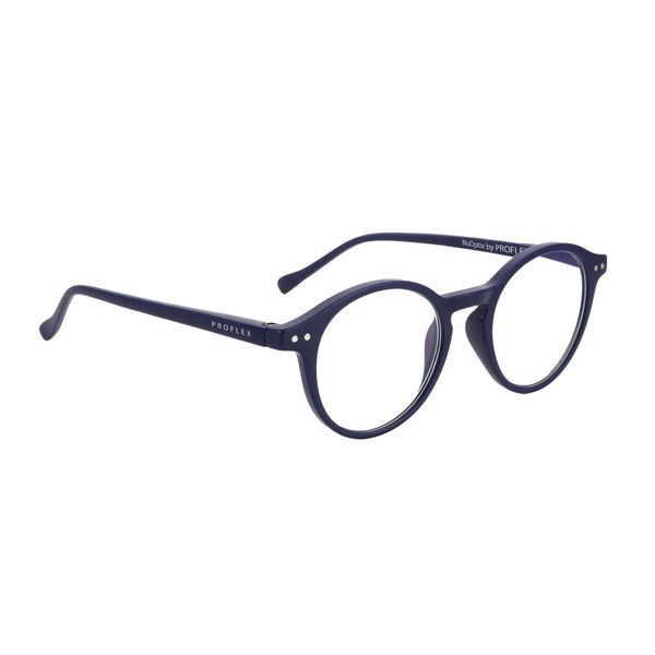 PROFLEX Visionary Reading Glasses, Anti-headache, Screen Blue Light Blocking, Spring Hinges, Impact and Scratch Resistant (Blu, 2.0)