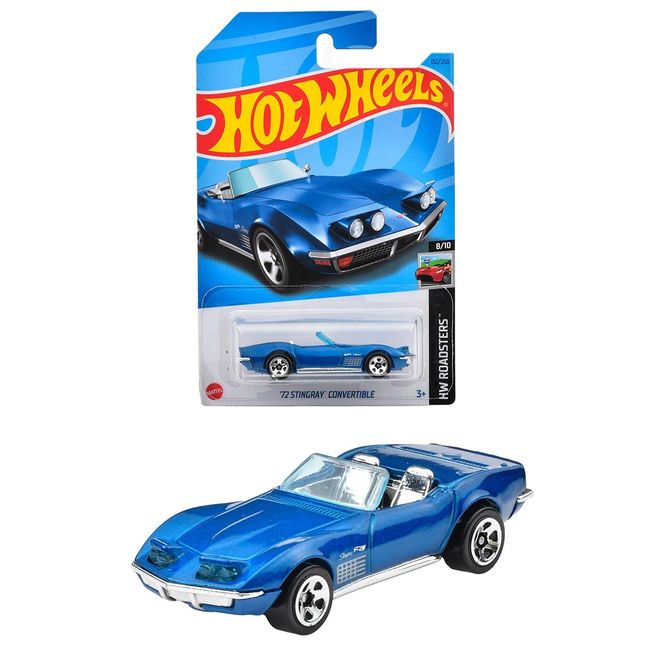 Hot Wheels HNK08 Basic Car '72 Stingray Convertible [3 Years Old and Up]