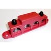 Fastronix 5/16" 4 Stud Stainless Steel Power Distribution Block with Cover