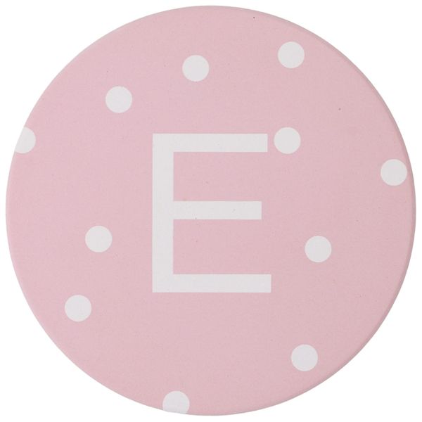 G Decor 5 Colour Polka dots Mug Coaster (E, Pink)