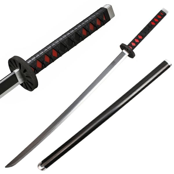 Blazing Steel 41" Fantasy Foam Samurai Black Demon Nichirin Sword