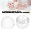 Hard Boiled Egg Cooker 4 Eggs Capacity Compact Design ABS Material Egg Shape Microwave Function Egg Boiler Easy to Use