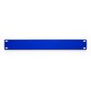 Candy Blue 1U Rack Panel – 19” Solid Steel Faceplate – Custom Finishes!