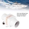 3" In-Line Air Blower Marine Bilge Air Blower Mute Strong Ventilation Fan for Yacht Boat RV 12V/24V(12V)