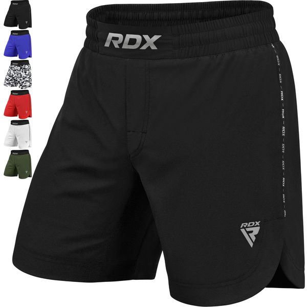 RDX MMA Shorts for Training and Kick Boxing, Trunks for Bodybuilding, Cage Fighting, Muay Thai,BJJ Grappling and Combat Sports, Workout Clothing with Inner Pocket and Drawstring for Martial Arts, Gym