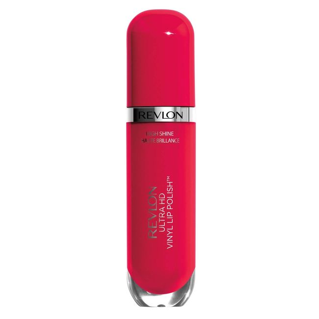 Revlon Ultra HD Vinyl Lip Polish, Liquid Lipstick, Cherry On Top, Cherry Red