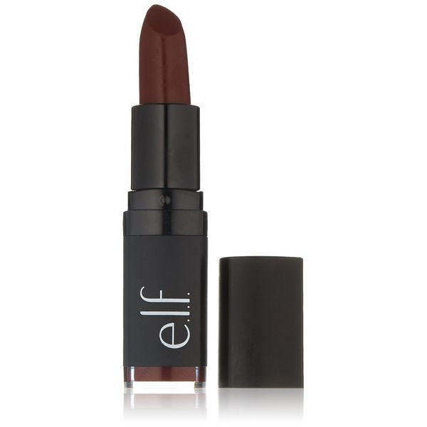 e.l.f. Moisturizing Lipstick, Vibrant Color & Luminous Shine, Bordeaux Beauty, 0.11 Ounce