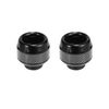 F FIERCE CYCLE Pair Motorcycle Wheel Front Fork Frame Sliders Protection Black