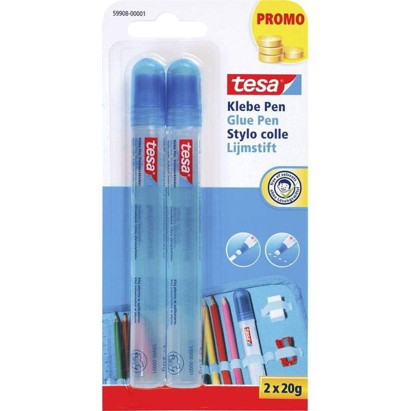 Tesa Glue Pen 2 x 20 g Blister Pack