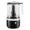 Cordless 5-Cup Black Matte Food Chopper