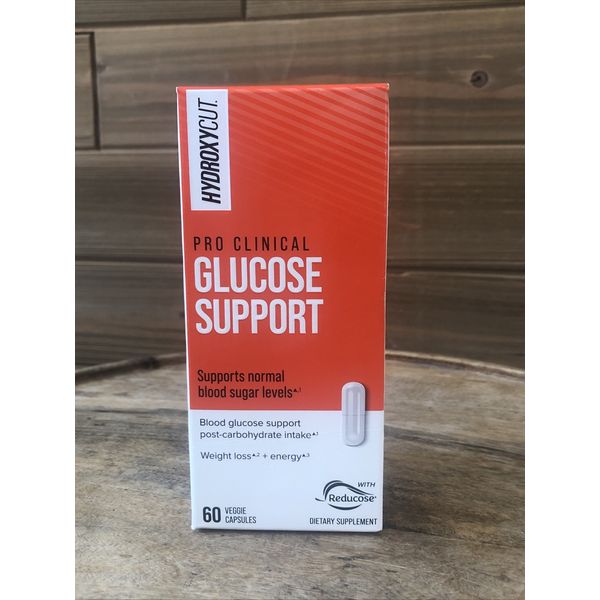 NEW Hydroxycut Pro Clinical Glucose Support 60 Veggie Capsules EXP 19/JUN/2027