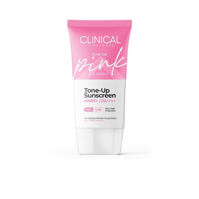 Clinical Spf 50 Tone-up Pink Sunscreen Cream 50 ml