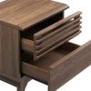 Modway Render Modern Particleboard Wood Nightstand in Walnut Finish