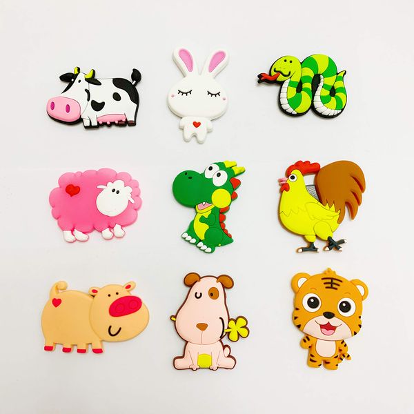 VLOOK Refrigerator Magnets Toddlers Farm Animal Fridge Magnets for Kid Girls Boys Whiteboard Educational Magnetic Toys for Preschool Learning