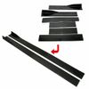 Glossy Black 86.6'' Side Skirt Extension Rocker Panel For E90 E92 E93 06-21