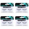 Ardell Natural Lashes False Eyelashes Beauties Black (4 pack)