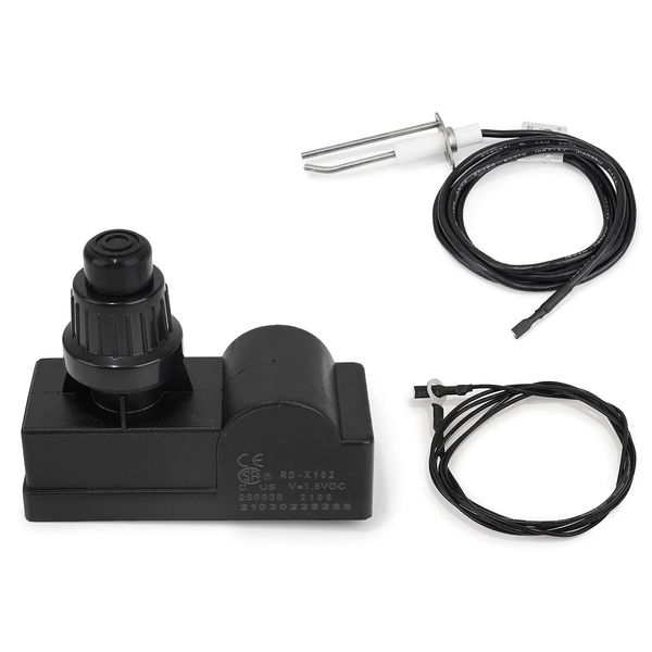 Stanbroil Fire Pit Push Button Ignition Kit with 2 Outlet and Ground Wire for Fire Pit Gas Burner System, AAA Battery