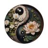 Lotus Flower Pond Yin Yang PopSockets Adhesive PopGrip