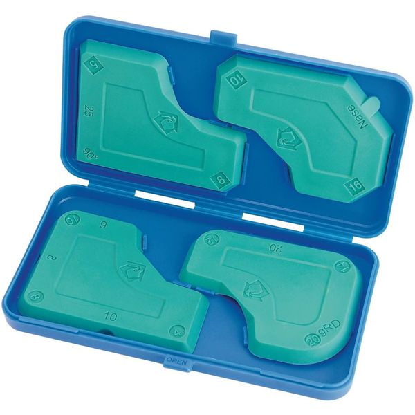 Draper 26209 Sealant Smoothing Set, Blue, 4 Pcs