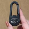 Azeeda 'Mini Van' Compass Keyring (KC00032525)