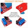 sourcing map 4 Pcs DC 5V 1 Channel Relay Module Switch Board Shield 10A High or Low Level Trigger for Electronics Industrial Home Automation