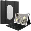PC Tech Google Pixel Tablet TPU Case Bluetooth Keyboard with US Layout Roman Input (English Keyboard/Black, Black)