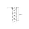 sourcing map Wire Diameter 0.01", OD 0.2", Free Length 0.59" Spring Steel Coil Extended Compressed Spring 10pcs