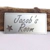 Laserables Shabby Chic Mirror Rectangle Personalised Door Name Plaque