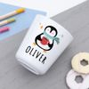Personalised Children's Winter Penguin Dinner Set