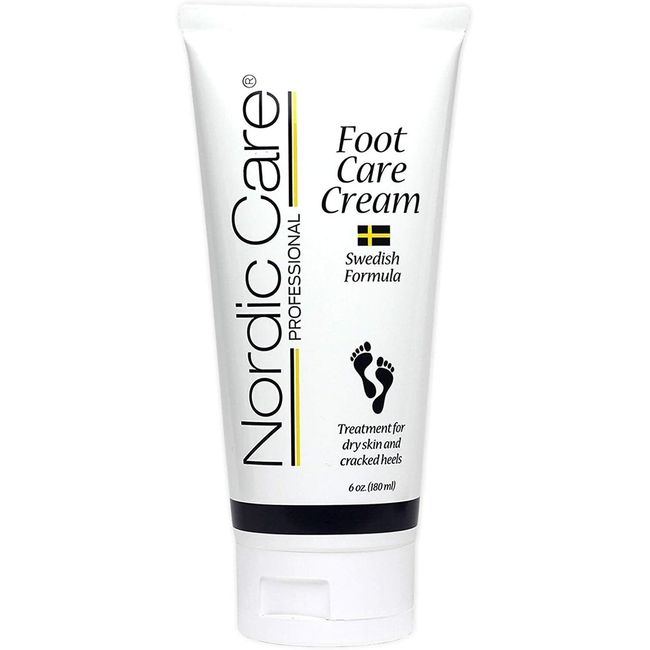 Nordic Care Foot Care Cream Treatment for Dry Skin & Cracked Heels 6 oz