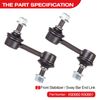 For 2003 - 2007 Honda Accord Front Struts & Control Arm & Tie Rods & Sway Bars