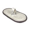 APUK Hitch Blind spot Attachment Oval Mirror Head Replacement for Case IH John Deere Tractor