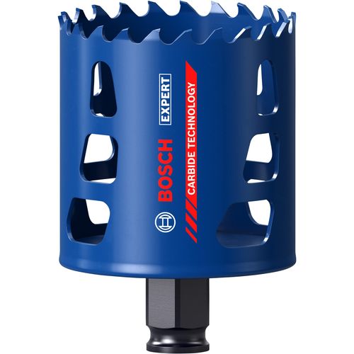 Bosch Professional 1x Expert Tough Material Hole Saw (for Wood with metal, Ø 64 mm, Accessories Rotary Impact Drill)