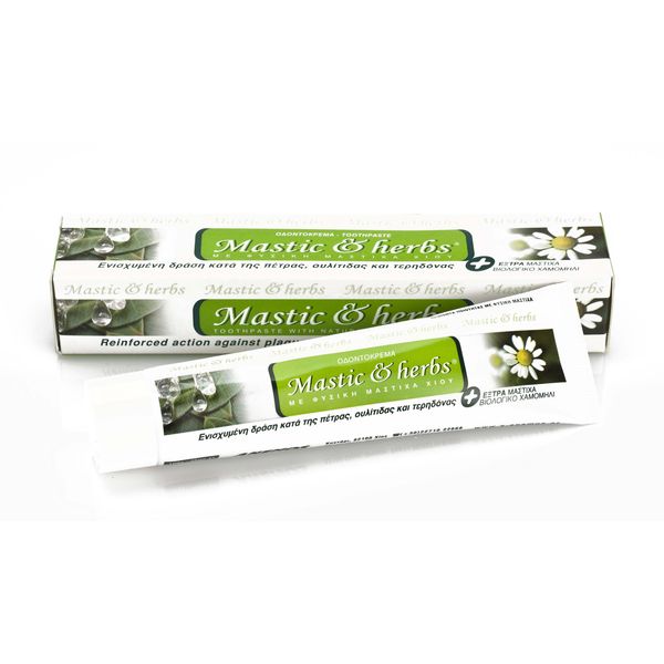Greek Toothpaste Mastic & Herbs with Mastic & Bio Camomile