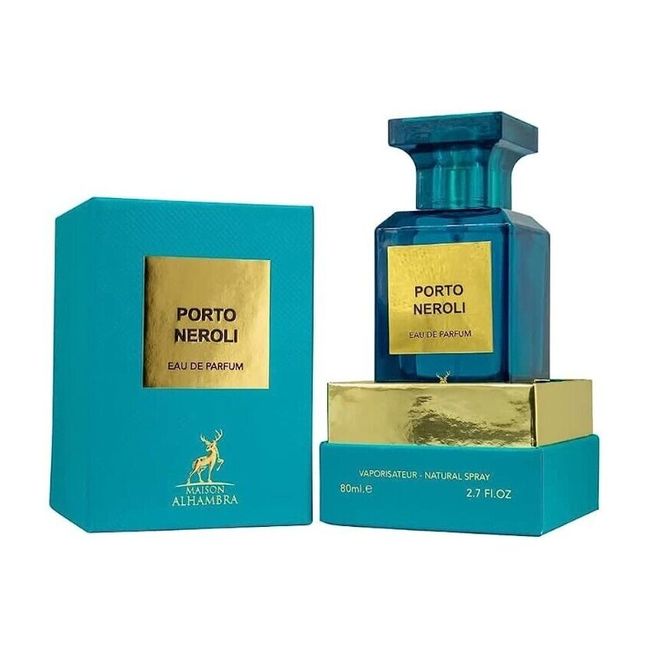 Porto Neroli by Maison Alhambra 2.7 FL OZ / 80 ML Unisex EDP Natural Spray New