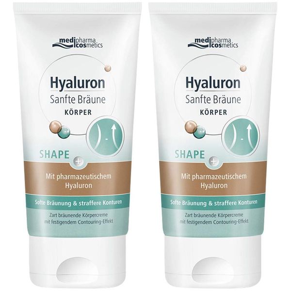 Hyaluron Sanfte Bräune Shape Körperpflege 2 x 150 ml Creme