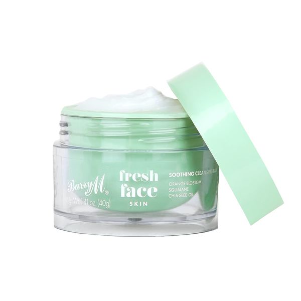 Barry M Fresh Face Skin Soothing Cleansing Balm | With Chia Seed Oil and Squalene for soft and hydrated skin