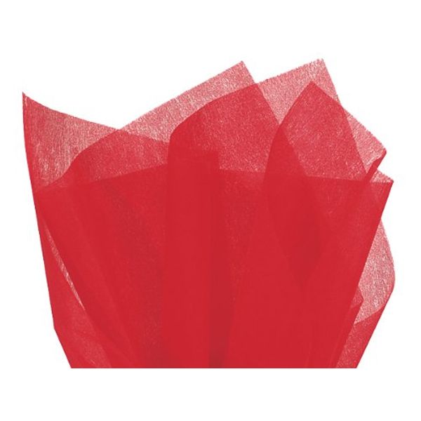 RED Non-Woven Tissue Sheets100 ~ 20" x 26" Sheets (3 unit, 1 pack per unit.)