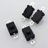 Gebildet 20pcs Selflocking Push Button Switch KAN-28 for Flashlight, SMD Type, ON-OFF Mini Switch (Flat Pin with Hole)