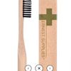 Ernest supplies 2 Charcoal bristle bamboo toothbrush + marvis strong mint paste